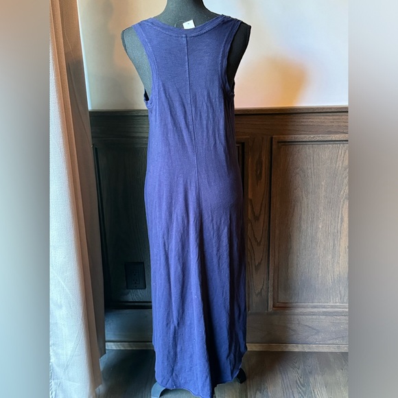 Gap navy blue v neck racer back tank dress  size small nwt - Picture 5 of 6
